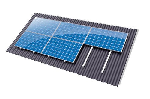 ValkPitched Techo ondulado